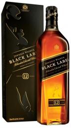 Johnnie Walker - Black Label 12 year Scotch Whiskey (1L) (1L)